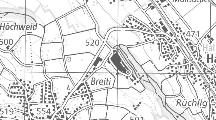 Kartenausschnitt: Dornhügelstrasse 10, 5724 Dürrenäsch