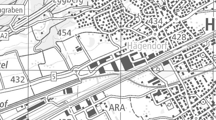 Kartenausschnitt: Industriestrasse West 36, 4614 Hägendorf