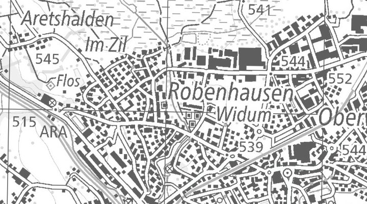 Kartenausschnitt: Buchgrindelstrasse 13, 8620 Wetzikon ZH