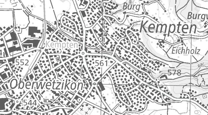 Kartenausschnitt: Motorenstrasse 2a, 8623 Wetzikon ZH