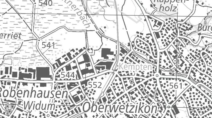 Kartenausschnitt: Motorenstrasse 2a, 8623 Wetzikon ZH