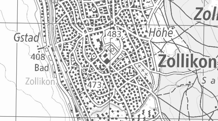 Kartenausschnitt: Rotfluhstrasse 100, 8702 Zollikon