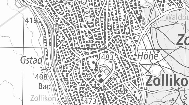 Kartenausschnitt: Blumenrain 1, 8702 Zollikon