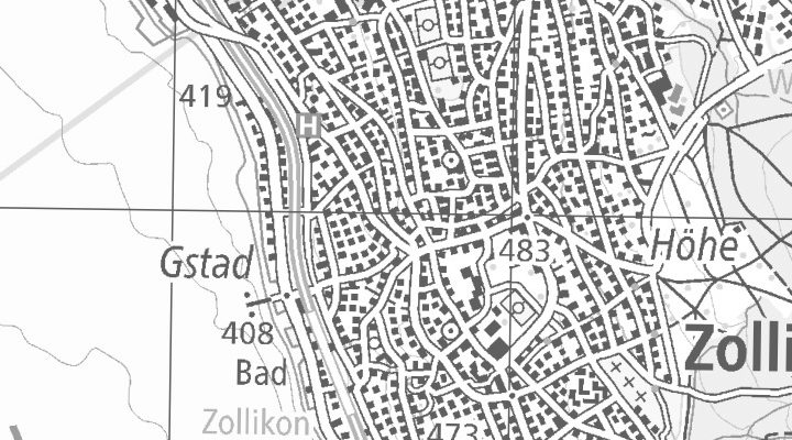 Kartenausschnitt: Zollikerstrasse 65, 8702 Zollikon
