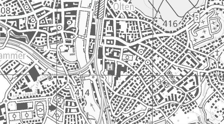 Kartenausschnitt: Riggenbachstrasse 10, 4600 Olten
