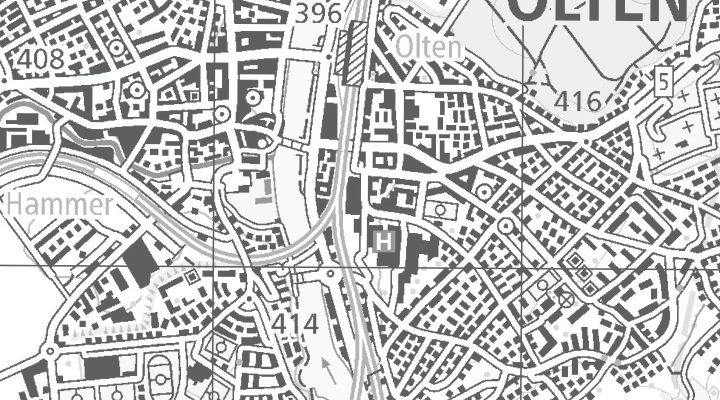 Kartenausschnitt: Von Roll-Strasse 10, 4600 Olten
