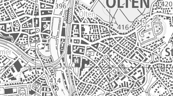 Kartenausschnitt: Olten (4600 Olten)
