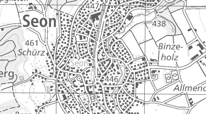Kartenausschnitt: 5703 Seon