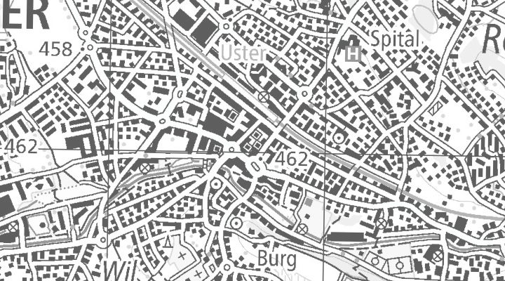 Kartenausschnitt: 8610 Uster