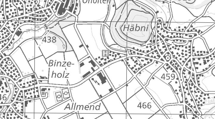 Kartenausschnitt: Hutmattenweg 11, 5704 Egliswil