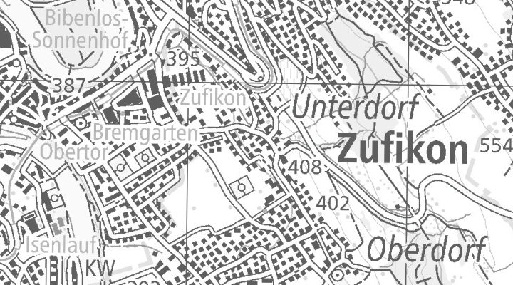 Kartenausschnitt: Zufikon