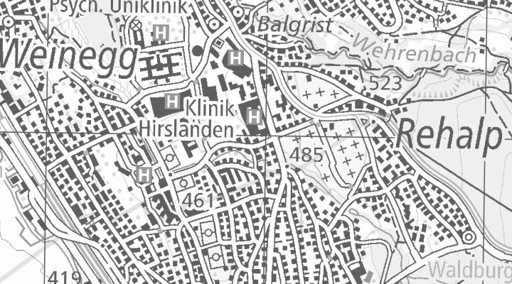Kartenausschnitt: Enzenbühlstrasse 51, 8008 Zürich