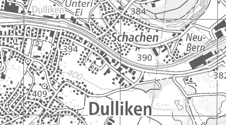 Kartenausschnitt: Bodenackerstrasse 61, 4657 Dulliken
