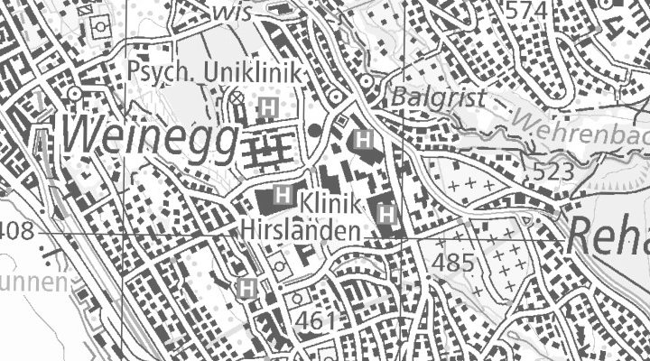 Kartenausschnitt: Lengghalde 2, 8008 Zürich