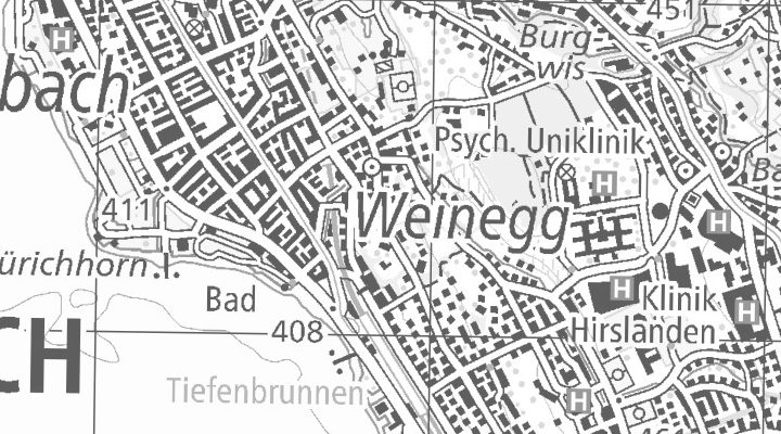 Kartenausschnitt: Zollikerstrasse 181, 8008 Zürich