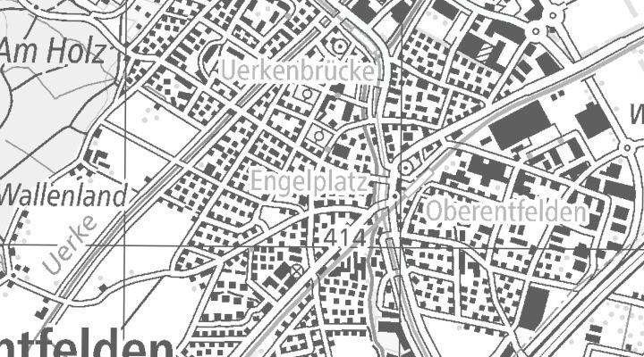 Kartenausschnitt: 5036 Oberentfelden