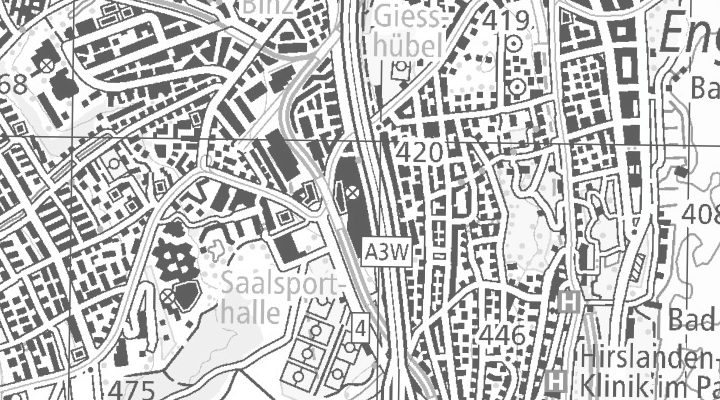 Kartenausschnitt: Kalanderplatz, 8045 Zürich