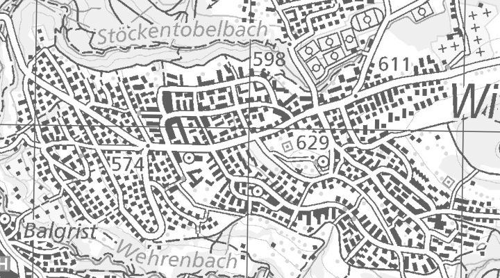 Kartenausschnitt: 8053 Zürich