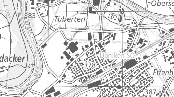 Kartenausschnitt: Industriestrasse 4, 4658 Zuchwil