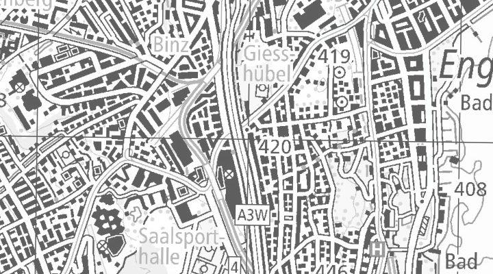 Kartenausschnitt: Lessingstrasse 3, 8002 Zürich