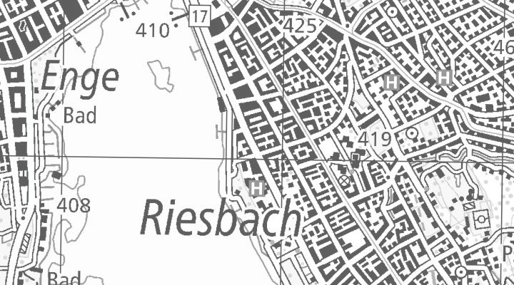 Kartenausschnitt: Mainaustrasse 12, 8008 Zürich