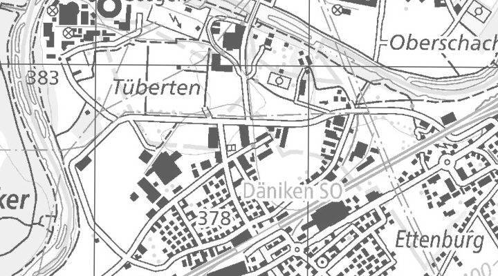 Kartenausschnitt: Mühleweg 1, 4658 Däniken