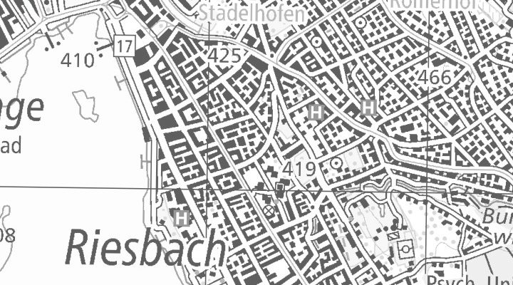 Kartenausschnitt: Feldeggstrasse 71, 8008 Zürich