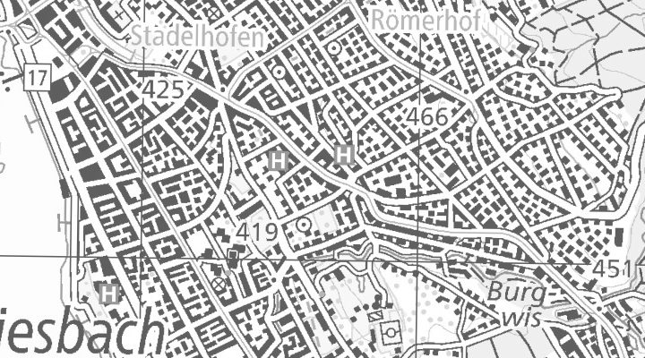 Kartenausschnitt: Forchstrasse 84, 8008 Zürich