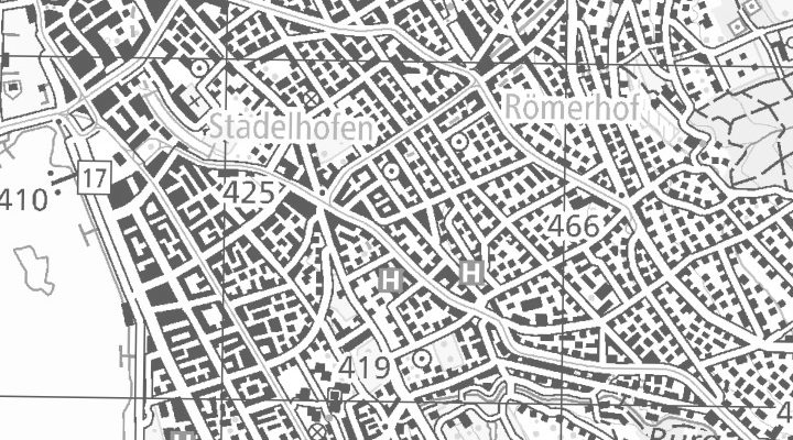 Kartenausschnitt: Eidmattstrasse 14, 8032 Zürich