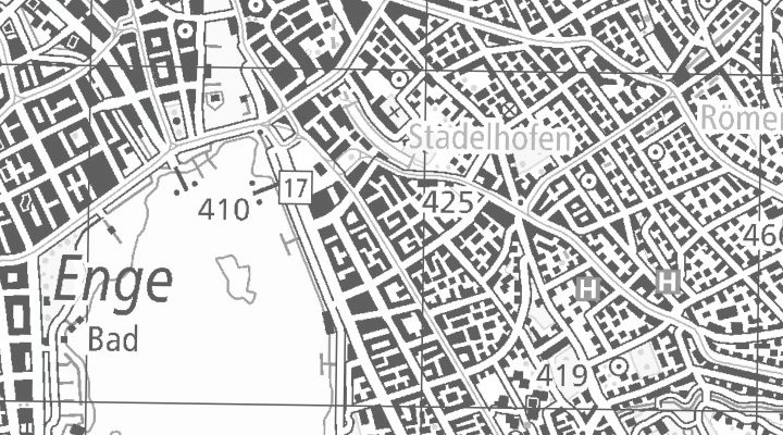 Kartenausschnitt: Othmarstrasse 8, 8008 Zürich