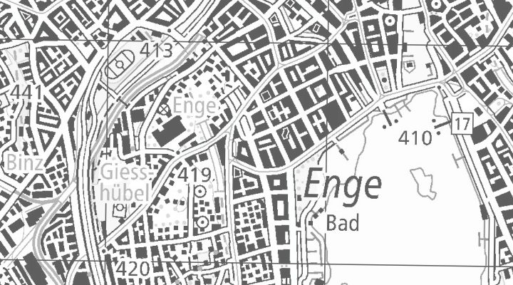 Kartenausschnitt: Alfred-Escher-Strasse 17, 8002 Zürich
