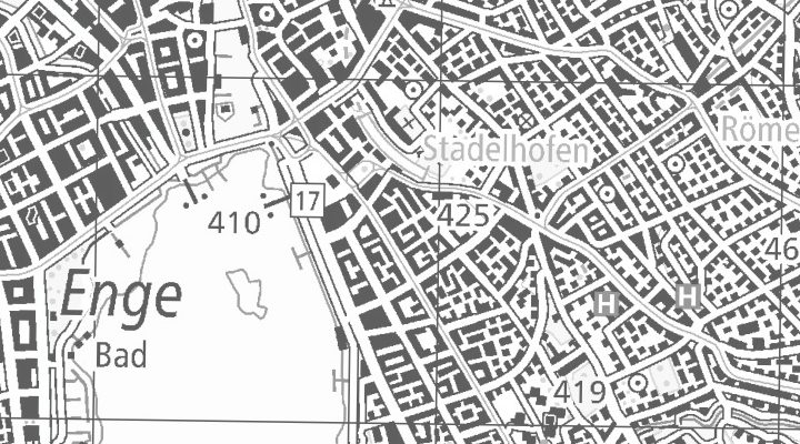 Kartenausschnitt: Othmarstrasse 9, 8008 Zürich