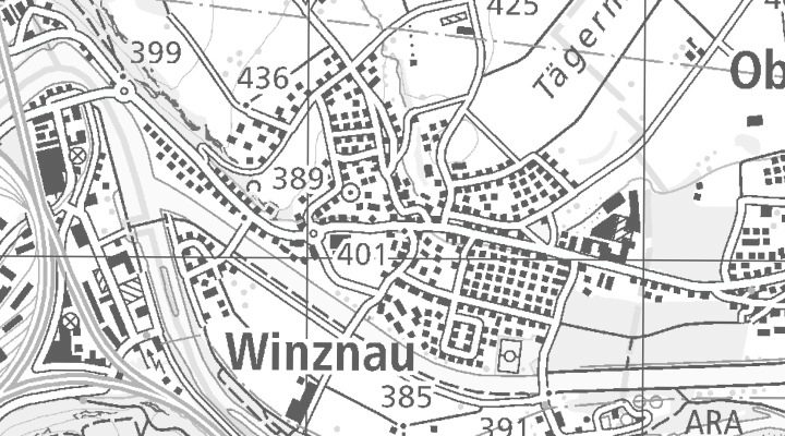 Kartenausschnitt: Burmattstrasse 1, 4652 Winznau