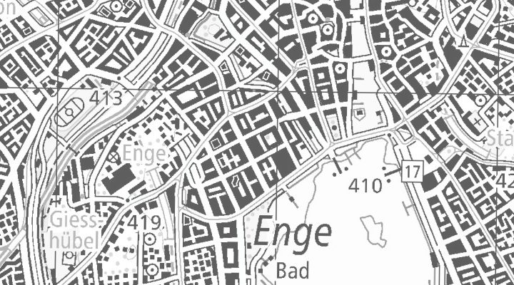 Kartenausschnitt: Beethoven-Strasse 21, 8002 Zürich