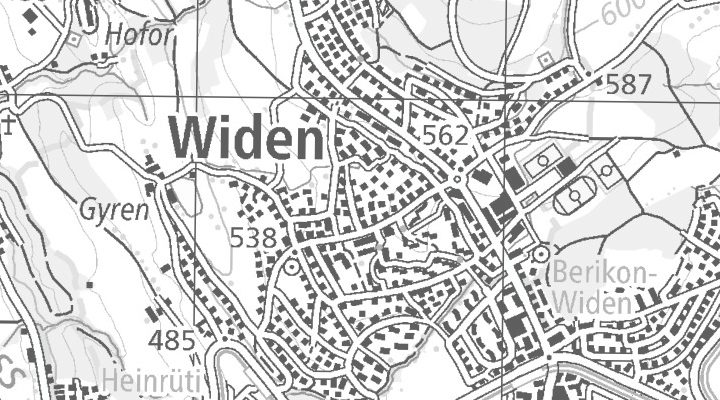 Kartenausschnitt: Industriestrasse 186, 8967 Spreitenbach