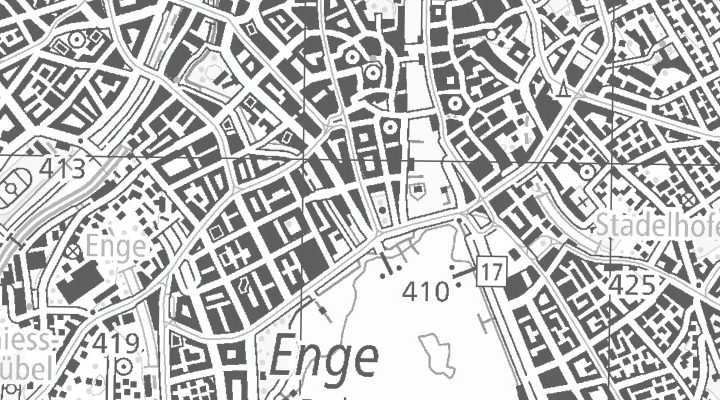 Kartenausschnitt: Bahnhofstrasse 3, 8001 Zürich