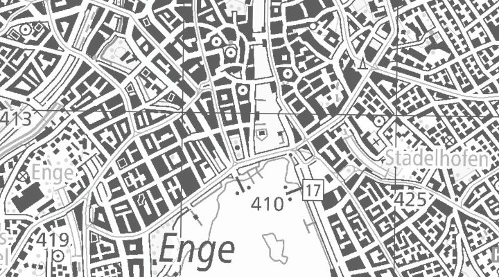 Kartenausschnitt: Stadt Zürich, 8001 Zürich