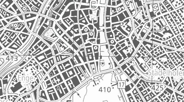Kartenausschnitt: Fraumünsterstrasse 23, 8001 Zürich