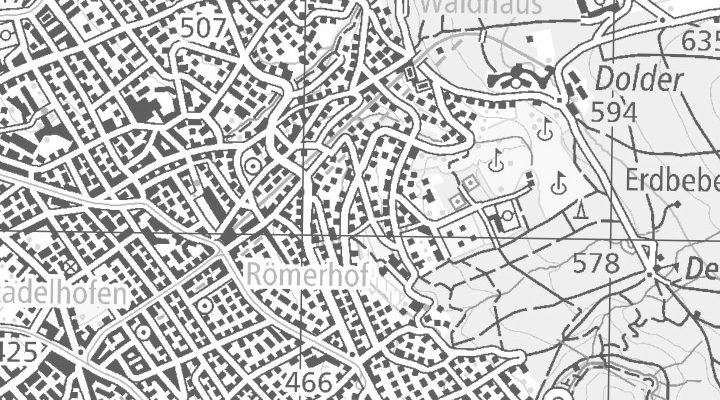 Kartenausschnitt: Heuelstrasse 28, 8032 Zürich