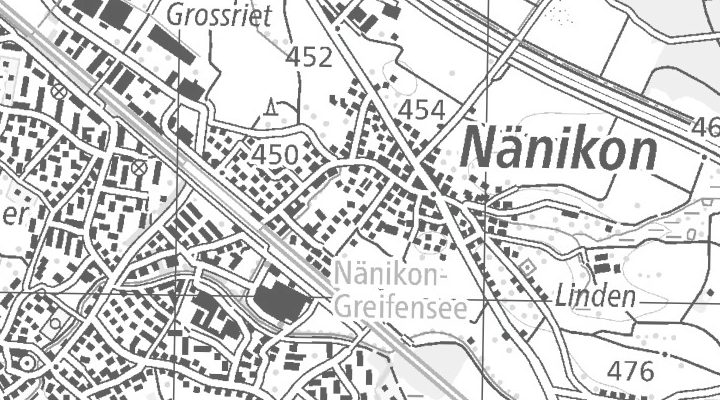 Kartenausschnitt: Im Langacher 44, 8606 Nänikon-Greifensee