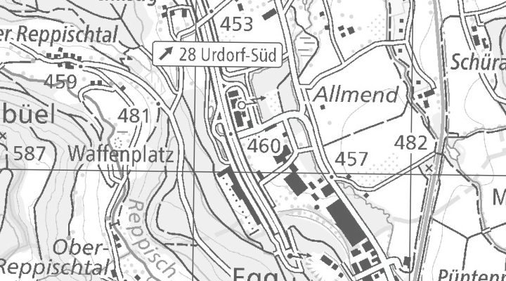 Kartenausschnitt: Heinrich Stutz-Strasse 4, 8902 Urdorf