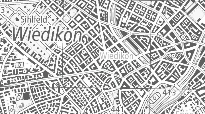 Kartenausschnitt: 8003 Zürich ZH