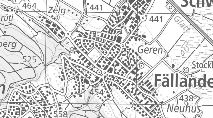 Kartenausschnitt: Industriestrasse 50, 8117 Fällanden