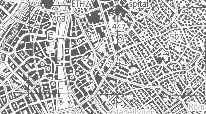 Kartenausschnitt: Florhofgasse 4, 8001 Zürich