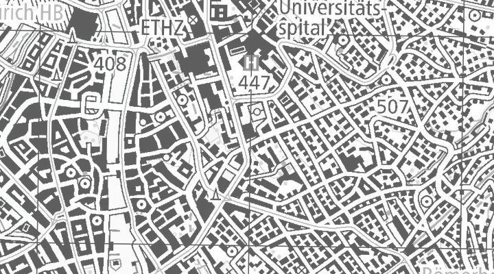 Kartenausschnitt: Rämistrasse 74, 8001 Zürich