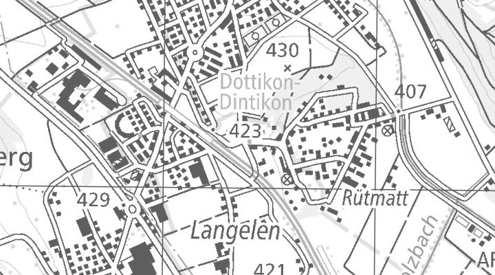 Kartenausschnitt: Hembrunnstrasse 17, 5605 Dottikon