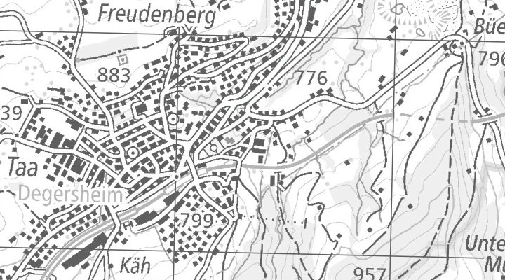 Kartenausschnitt: Winterhaldenstrasse 11, 9113 Degersheim