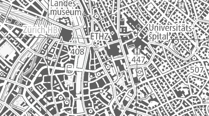 Kartenausschnitt: Hirschengraben 66, 8001 Zürich