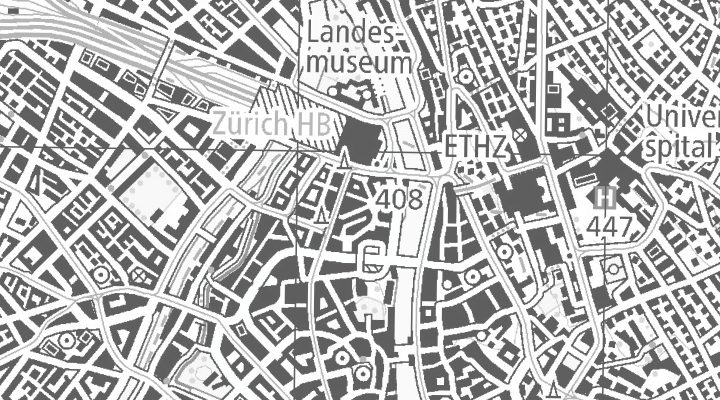 Kartenausschnitt: Schützengasse 3, 8001 Zürich