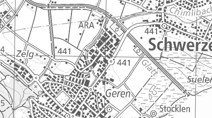 Kartenausschnitt: Industriestrasse 1a, 8117 Fällanden